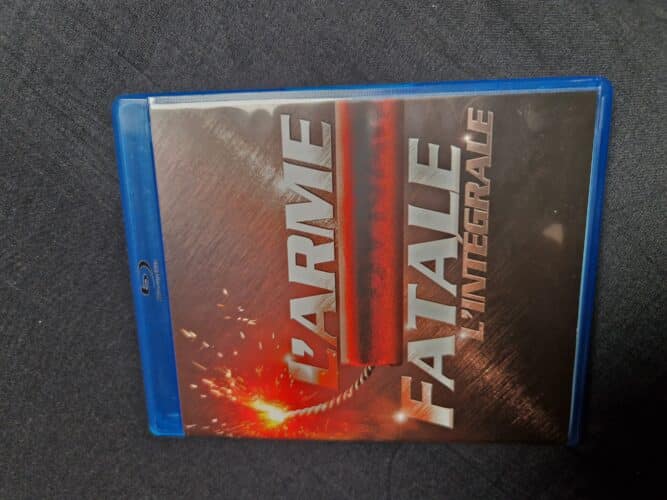 L’arme Fatale, coffret intégrale en Blu-ray. Les 4 films + un disque bonus.