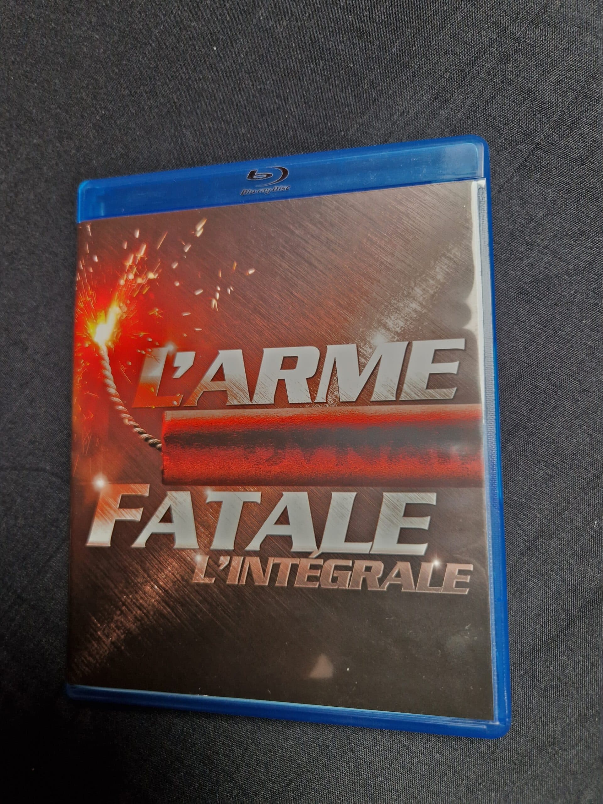 L’arme Fatale, coffret intégrale en Blu-ray. Les 4 films + un disque bonus.