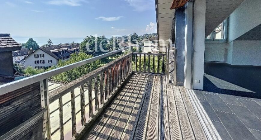 A louer – 3,5 vs 4,5 pièces moderne à Pully Bourg – Rue du Midi 6