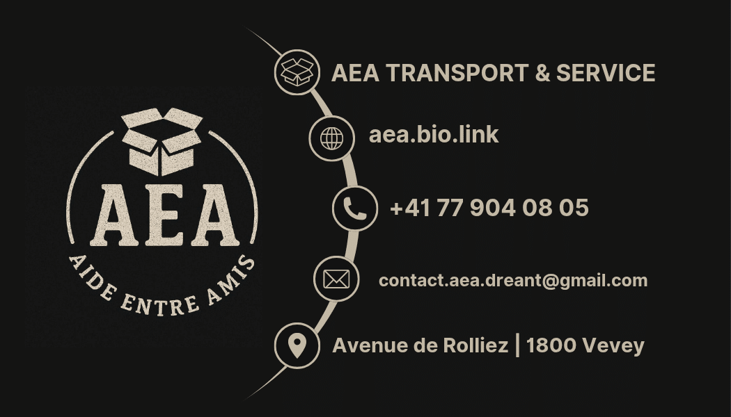 AEA ¦ Transport & Services à Vevey | Rapide, Précis & Aidant