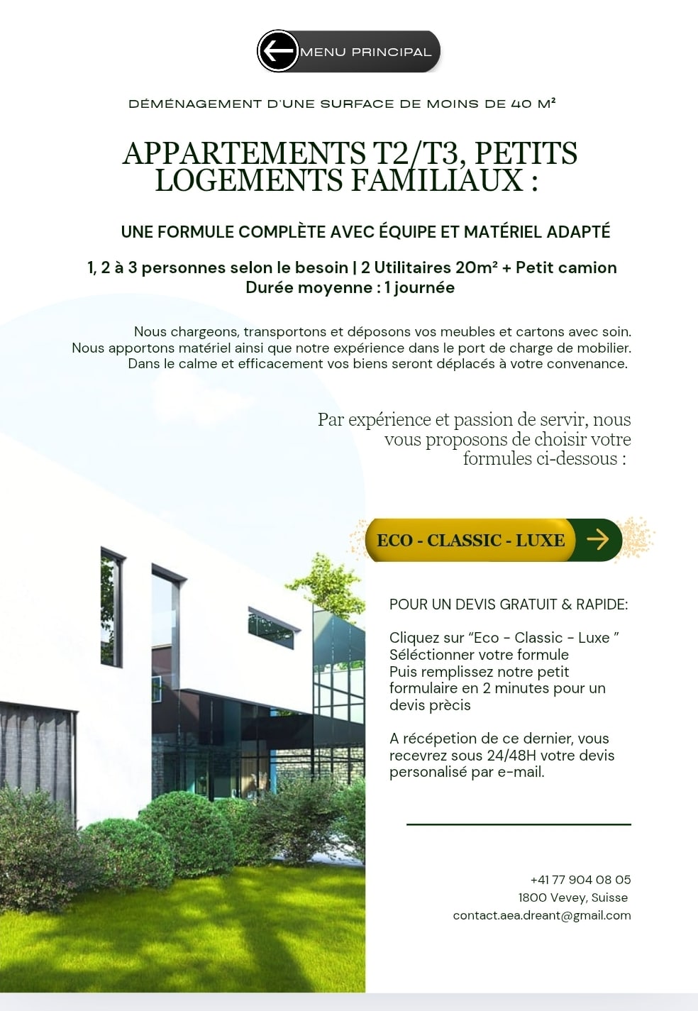 AEA ¦ Transport & Services à Vevey | Rapide, Précis & Aidant