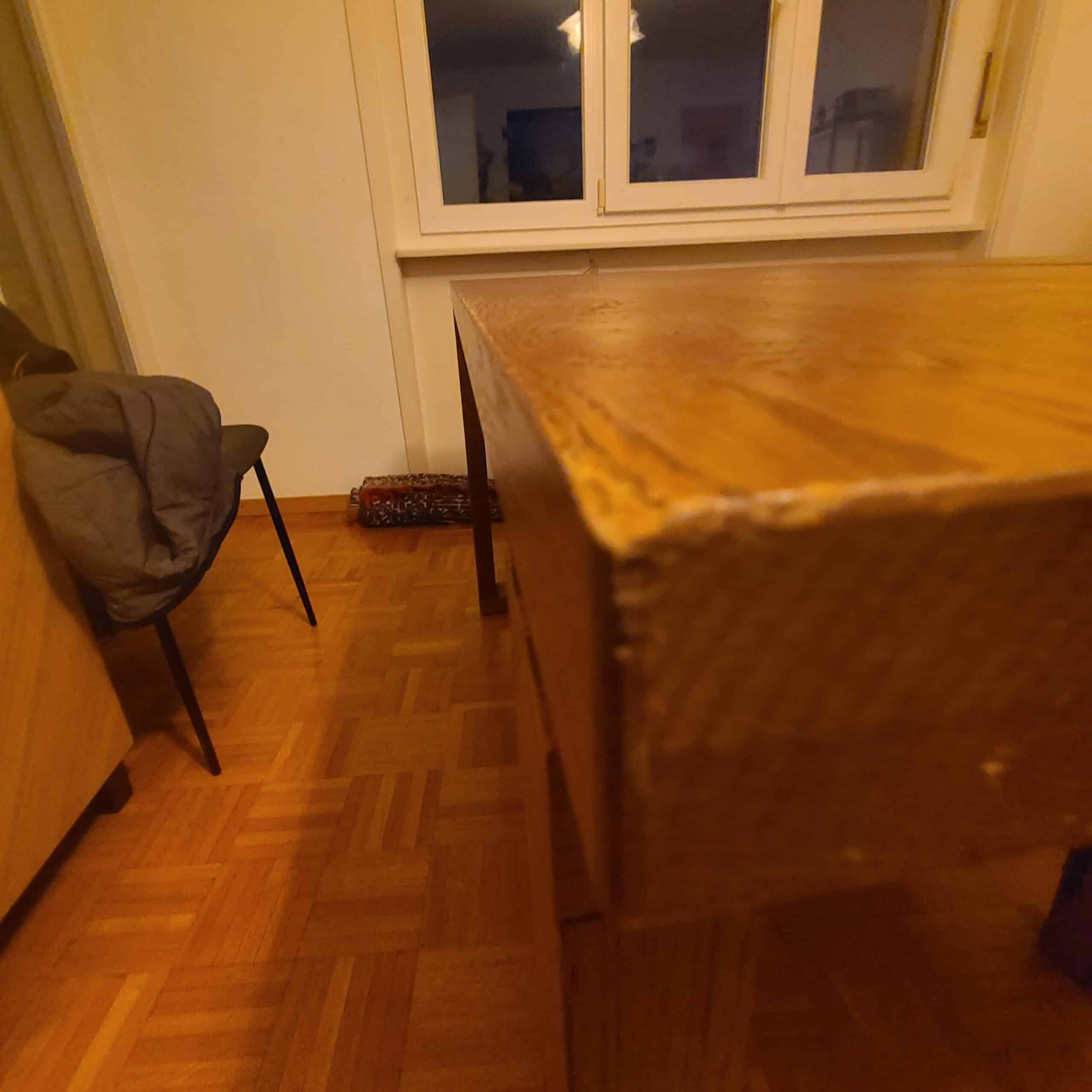 Table Salle à Manger Chêne Massif 140×85×75 CM à Vevey ou Livraison à Domicile