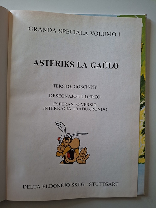 Astérix – Espéranto 1973