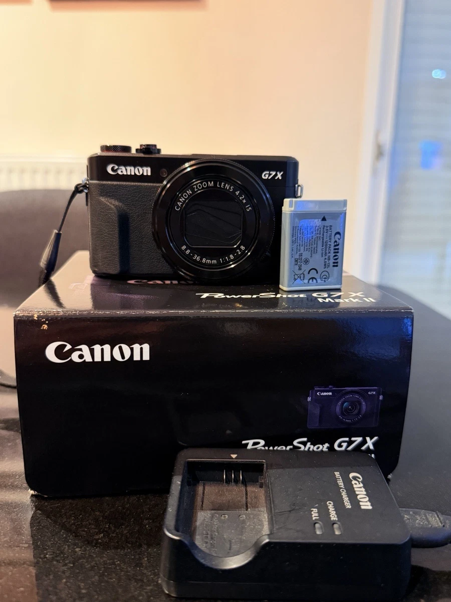 Canon G7 X Mark II – Excellent État – Complet Boîte
