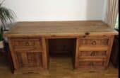 Magnifique bureau en bois massif